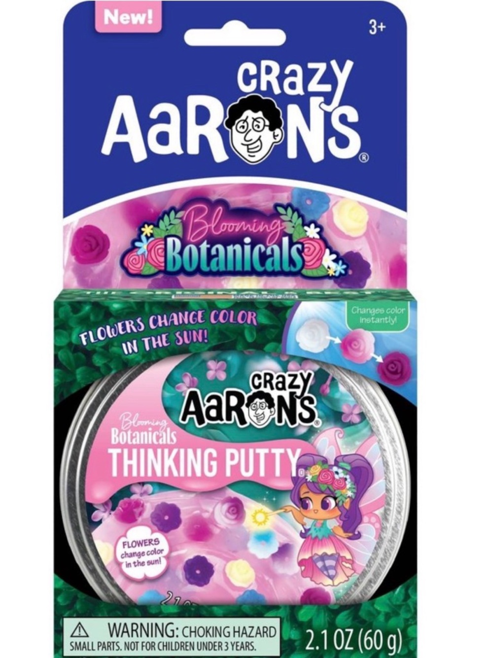 Blooming Botanicals Thinking Putty - Pink Color